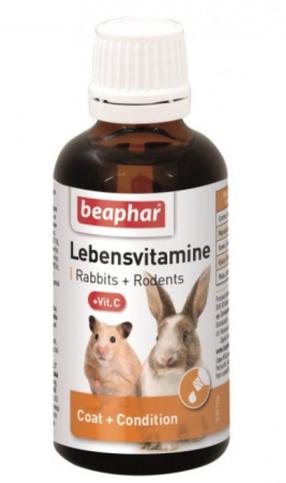 Vitamīni grauzējiem Beaphar Lebensvitamine, trušiem/kāmjiem