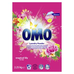 Veļas pulveris OMO TROPICAL LILY, 2.25 kg