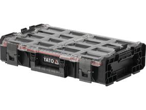 Органайзеры для инструментов Yato YT-09180, 58.5 см x 38.7 см x 13.1 см, 15 - 20 л, черный цв.