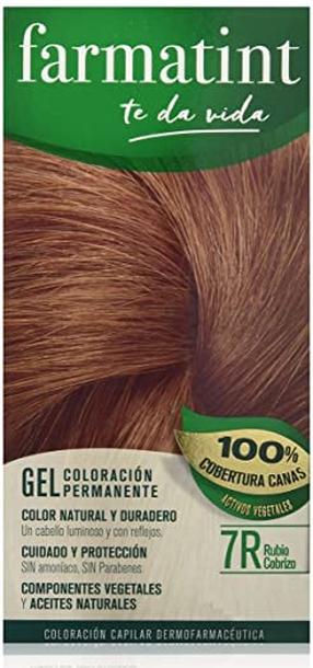 Juuksevärv Farmatint Permanent Color Gel, copper blonde v., 7R, 150 ml