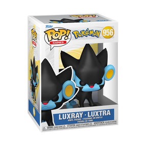 Фигурка-игрушка Funko POP! Games Luxray 956, 9 см, синий цв./черный цв.