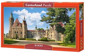 Пазл Castorland Moszna Castle Poland 4000 el. C-400027, 138 см x 68 см, 4000 шт., многоцветный