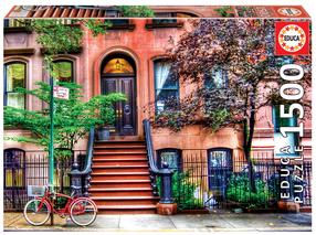 Dėlionė Educa Greenwich Village New York 18502, 60 cm x 85 cm, 1500 vnt., įvairių spalvų
