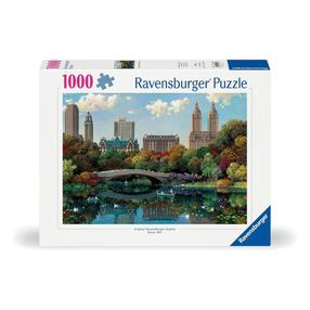 Dėlionė Ravensburger Central Park Bow Bridge 12001485, 50 cm x 70 cm, 1000 vnt., įvairių spalvų