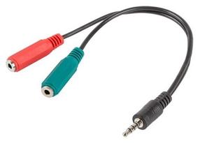 Adapteris Lanberg AD-0023-BK MiniJack, Mini Jack female x 2, 0.2 m, melna krās.