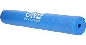 Коврик для фитнеса и йоги One Fitness YM01, синий цв., 173.5 см x 61 см x 0.3 см