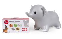 Šokinėjimo kamuolys Bo. Jumping Animal Elephant, 42 cm, pilka sp.