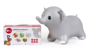 Šokinėjimo kamuolys Bo. Jumping Animal Elephant, 42 cm, pilka sp.