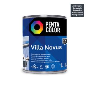 Fasāžu krāsa Pentacolor Villa Novus, antracīta krās., 1 l