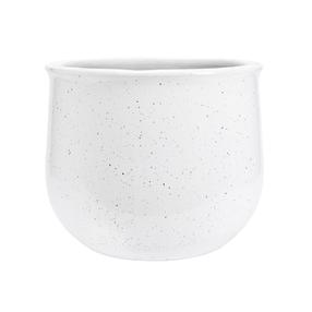 Gėlių vazonas Domoletti GG.5221.018, keramika/molis, Ø 18 cm, balta sp.