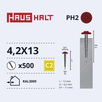 Savisriegis Haushalt DIN 14566, 4.2 mm x 13 mm, 500 vnt.
