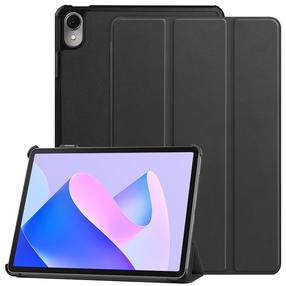 iLike Tri-Fold Plāns Eko-Ādas Statīva Maks Samsung Galaxy Tab S9 Plus 12.4'' X810 / X816B/ X818N (2023) Melna