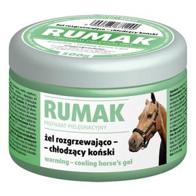 Atvēsinošs-sildošs gēls zirgiem Rumak, 0.5 kg