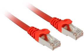 Juhe Sharkoon SFTP Cat.7a Patch RJ-45, RJ-45, 2 m, punane v.