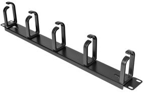 Laidų laikiklis StarTech CABLMANAGER2 1U, 483 x 435 mm, juoda sp.