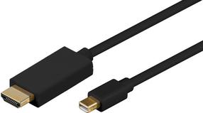 Kabelis MicroConnect MDPHDMI2B Mini DisplayPort, HDMI, 2 m, juoda sp.