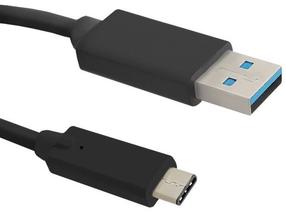 Vads Qoltec USB 3.0 male, USB male, 1 m, melna krās.