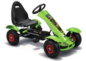 Bērnu sporta kartings Lean Toys F-618, zaļa krās.