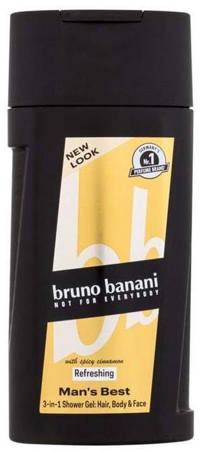 Meeste kehapesugeel Bruno Banani Man's Best With Spicy Cinnamon, 250 ml