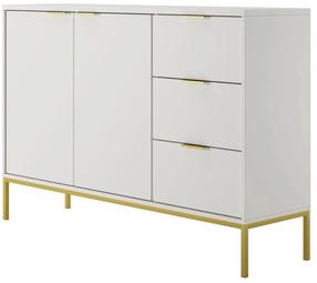 Комод Kocot Kids Austin, золотой цв./белый цв., 104 см x 150 см x 40 см