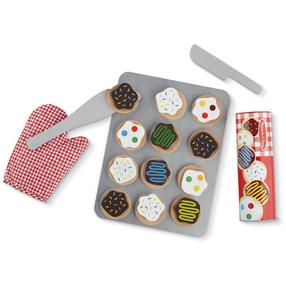 Žaisliniai virtuvės reikmenys, sausainių gaminimo rinkinys Melissa & Doug, įvairių spalvų