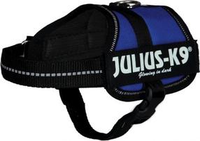 Petnešos šunims Trixie Julius-K9, mėlyna sp., 400 - 530 mm x 22 mm, S