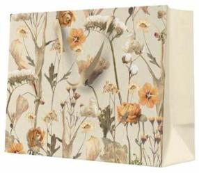 Dāvanu maisiņš Paw Decor Collection Horizontal Botanical, 13 cm x 26.5 cm x 33.5 cm, daudzkrāsaina