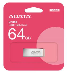 USB mälupulk Adata UR350 852353, hõbe v., 128 GB