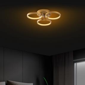 Светильник потолочный Opviq Chandelier Halka-13311, золотой цв. / золотой цв.