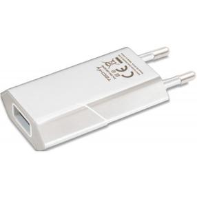 Telefoni laadija Techly, USB 2.0 Type A/AC, valge v.