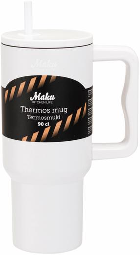 Termokrūze Maku Deal 652959, 0.9 l, balts krās.