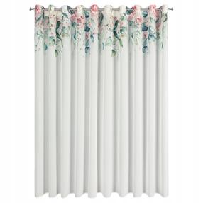Ночная штора Alora, белый цв./зеленый цв./розовый цв., 350 см x 250 см