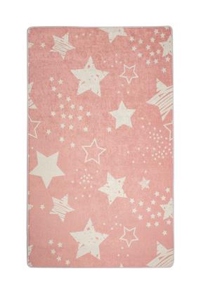 Paklājs Conceptum Hypnose Stars Pink, daudzkrāsaina, 190 cm x 140 cm