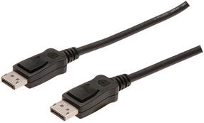 Vads Assmann AK-340103-010-S Displayport, Displayport, 1 m, melna krās.