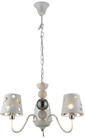 Šviestuvas kabinamas Candellux Batley, E14, 3 x 60 W, balta sp. / balta sp.