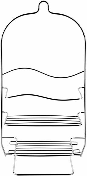 Dušas plaukts Mondex Carl, 11 cm x 40.5 cm x 21.5 cm, sudraba krās.