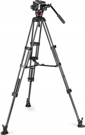 Trīskāju statīvs Manfrotto Twin + 504X, oglekļa šķiedras