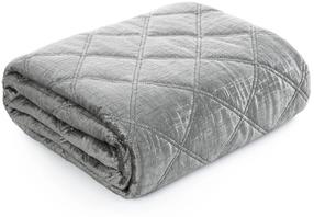 Voodikate Blink NOJ-04, hõbe v./hall v., 170 cm x 210 cm