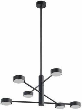 Lampa griesti Nowodvorski Orbit 7946, GX53, 6 x 8 W, melna krās. / melna krās.