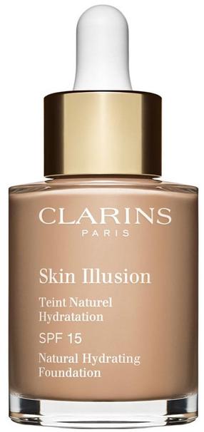 Vedel jumestuskreem Clarins Skin Illusion Natural Hydrating Foundation, 109 wheat, 30 ml