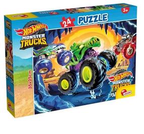 Puzle Lisciani Hot Wheels, 25 cm x 35 cm, 24 gab., daudzkrāsaina