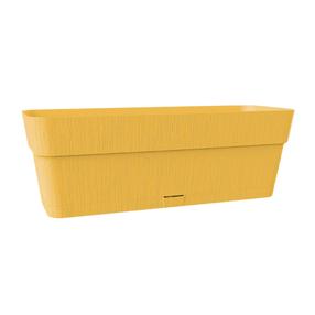 Gėlių lovelis Stefanplast Ethica 2168268, plastikinis, 50 cm x 18 cm, geltona sp.