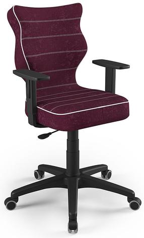 Vaikiška darbo kėdė Duo Size 6 VS07, 42.5 x 40 x 104.5 cm, juoda sp./violetinė sp.