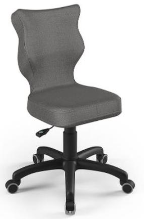 Vaikiška darbo kėdė Petit MT33 Size 3, 33 x 30 x 71.5 - 77.5 cm, juoda sp./pilka sp.