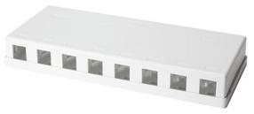 Priedas tinklo produktams Logilink Keystone Surface Mount Box 8-port UTP, balta sp.