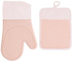 Cepeškrāsns dūraiņu un katlu turētāju komplekts Zyle ZY3032SG, 30 cm, rozā krās., 2 gab.