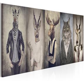 Reprodukcija Artgeist Animal Masks KR42, 135 cm x 45 cm