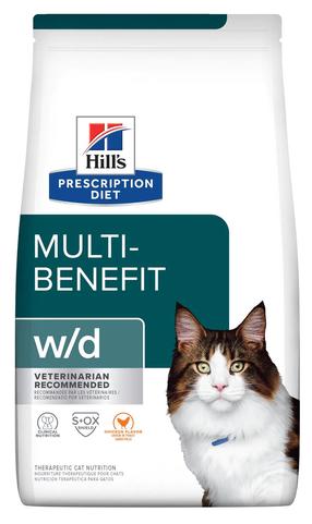 Sausas kačių maistas Hill's Prescription Diet Multi-Benefit w/d, vištiena, 3 kg