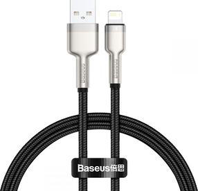 Laidas Baseus CALJK-01, Lightning/USB, 25 cm, juoda sp.