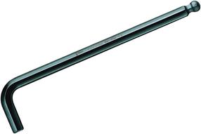 Šešiakampis L-Formos raktas suapvalintu galu Wera BlackLaser, 190 mm, 7 mm
